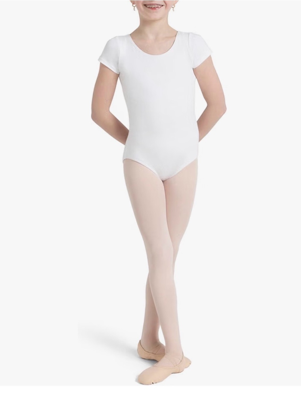Capezio youth White Short Sleeve Ballet Leotard

L 

Worn once-excellent